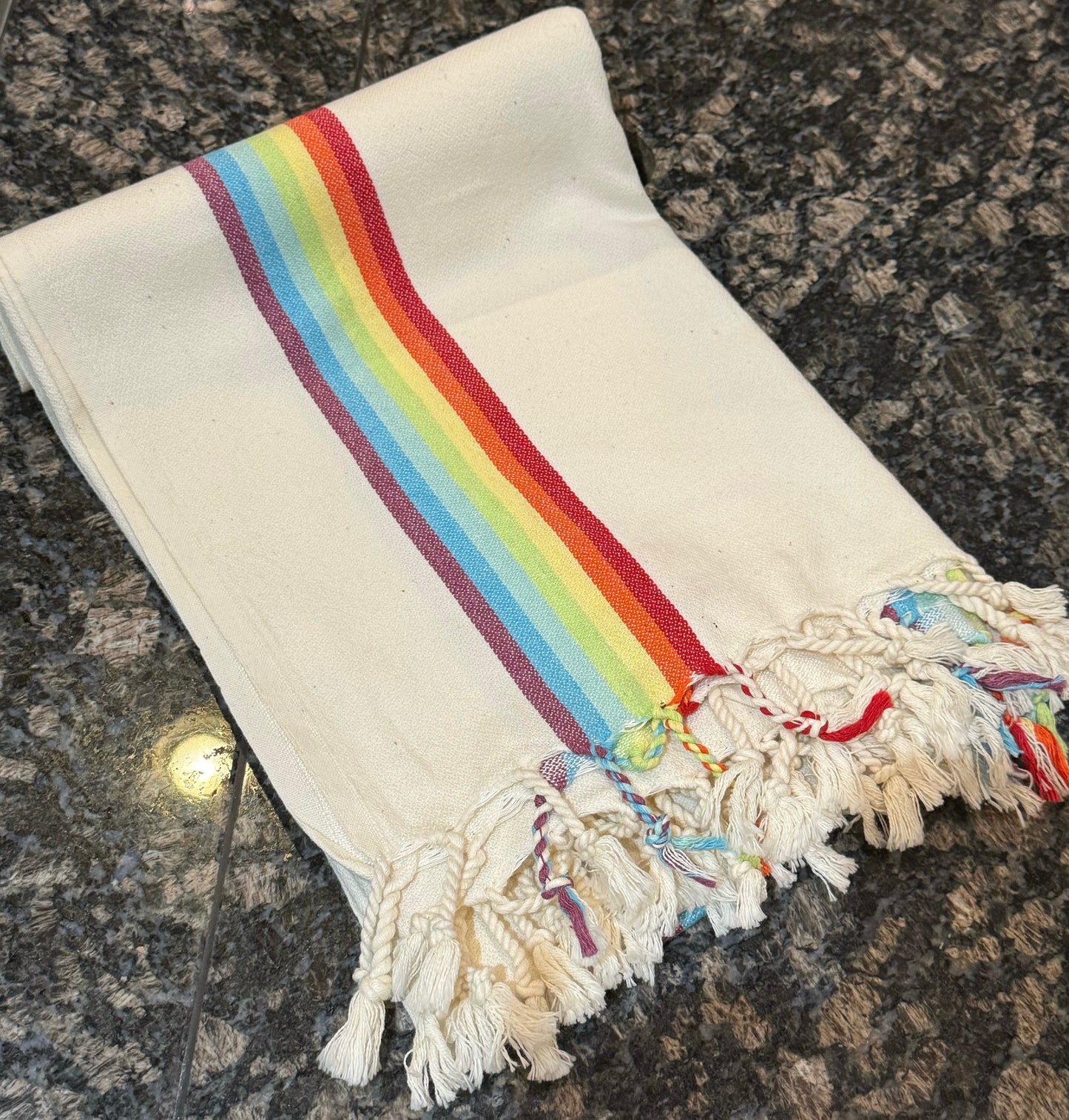 🌈100% Cotton Turkish Towels (Peshtemals) “Rainbow” Collection