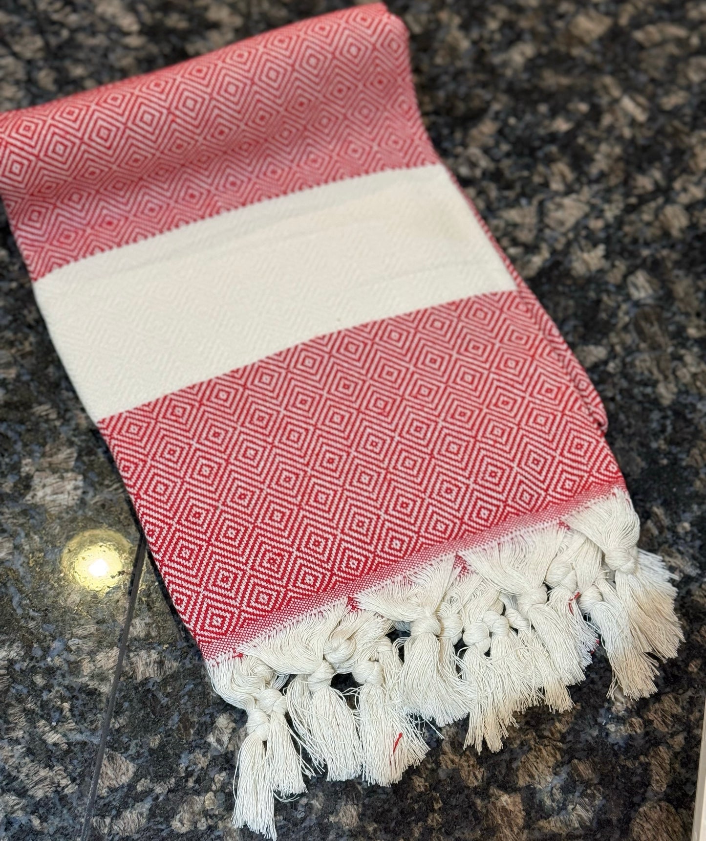 💎100% Cotton Turkish Towels (Peshtemals) “Diamond” Collection