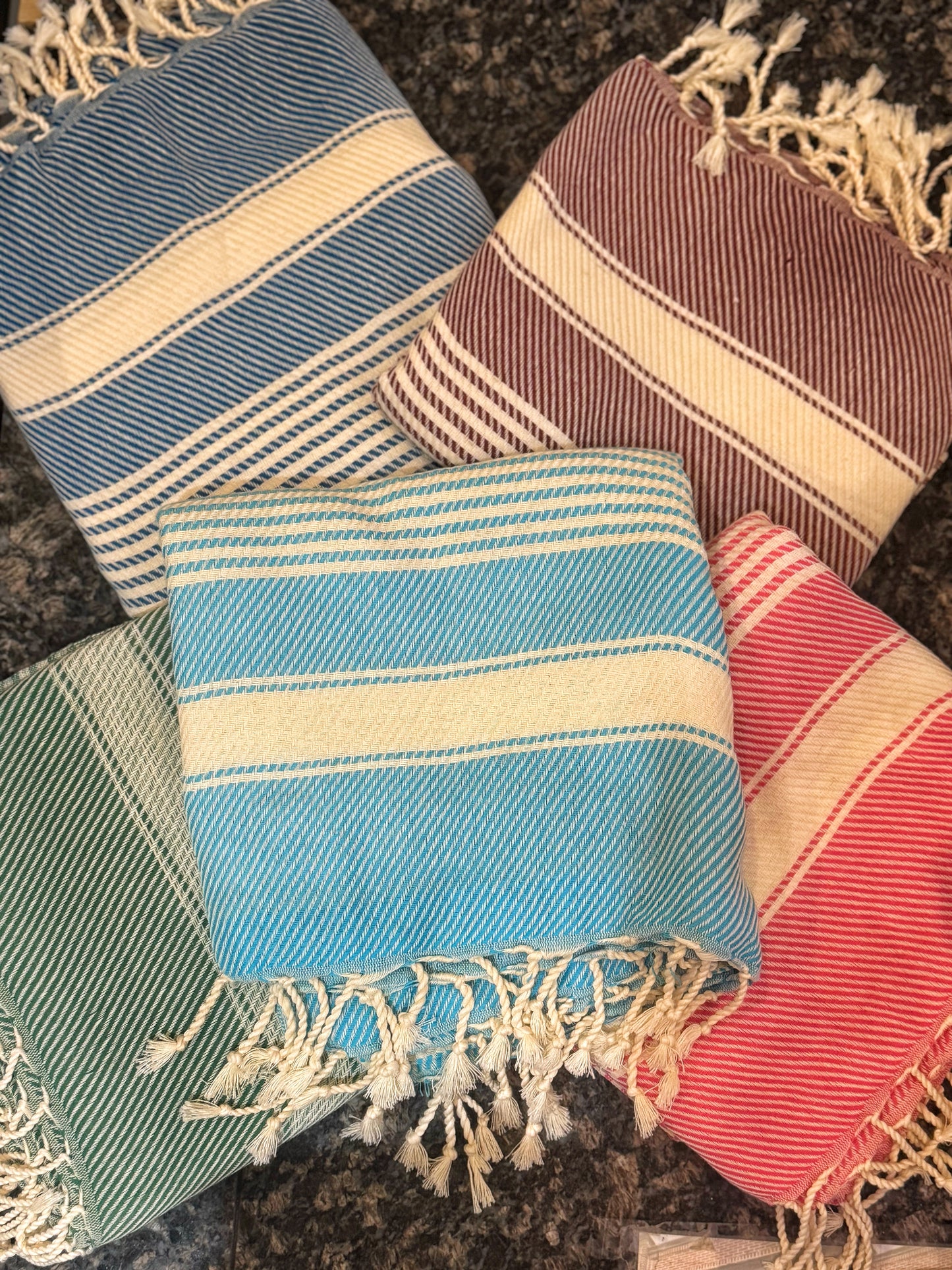 ✨100% Cotton Turkish Towels (Peshtemals) “Hamam Collection”
