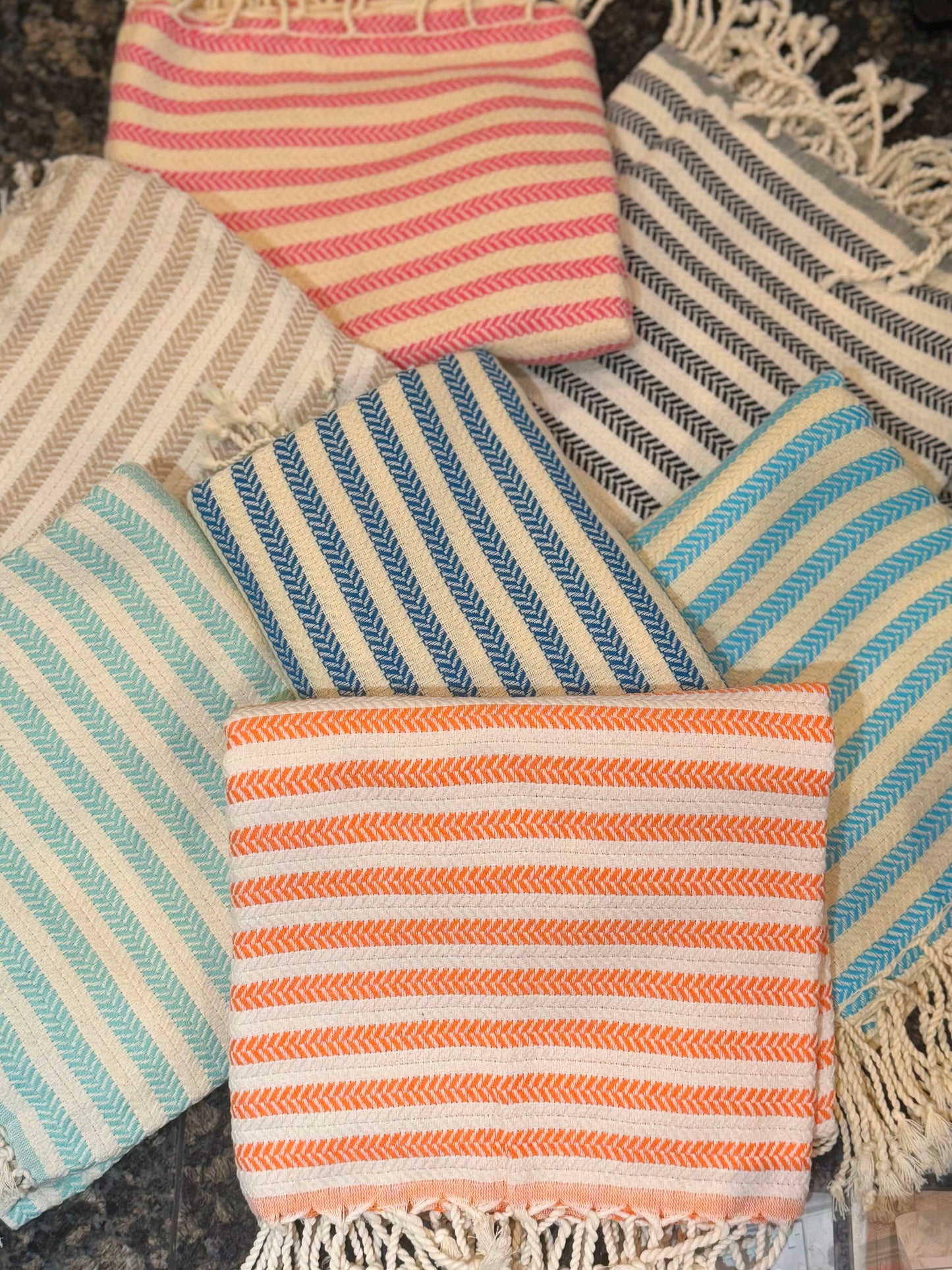 ♦️100% Cotton Turkish Towels (Peshtemals) “Drop Collection”