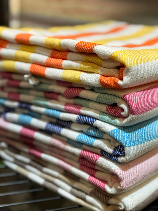 🌍100% Cotton Turkish Towels (Peshtemals) “Africa Collection”